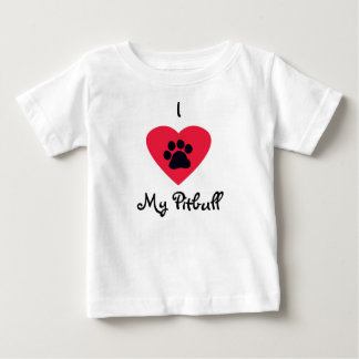 Eu Amo Minha Criança Pitbull De Camisa Longa-Capa