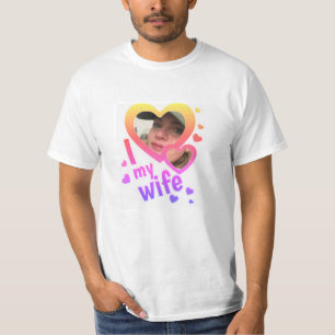 Eu Amo Minha Esposa Camisa Personalizada Personali
