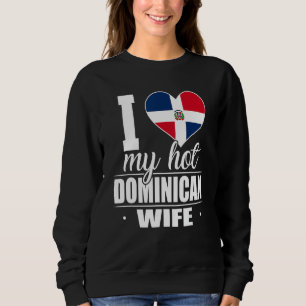 Eu Amo Minha Esposa Dominicana Quente Camisa Repub