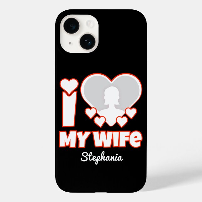 Eu Amo Minha Esposa Personalizado – Adicionar Nome (Verso)