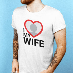 Eu amo minha esposa significa camisetas