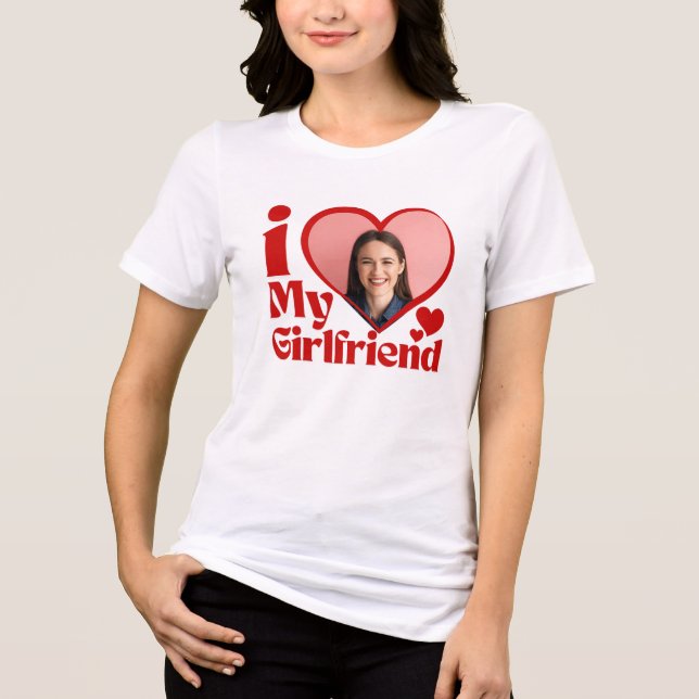 Eu Amo Minha Namorada Personalizado  (Frente)