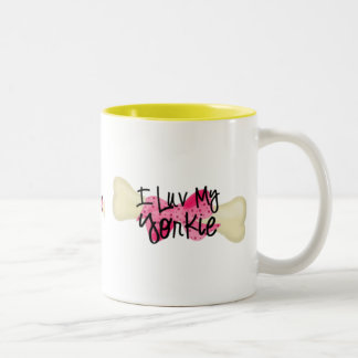 Eu amo minhas canecas de café do arco do osso