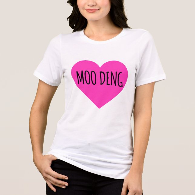 Eu Amo Moo Deng - Hipopótamo Bebê Moo Deng (Frente)