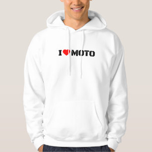 Eu Amo Moto Moletom de Moto