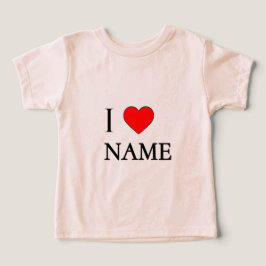 Eu amo nome (personalizável)