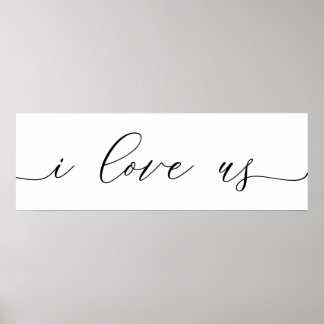 Eu amo-nos Impressão