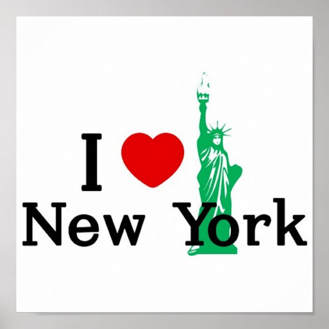 EU AMO NOVA YORK POSTER (Frente)
