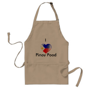 Eu amo o avental de Pinoy Pood