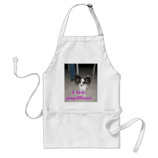 Eu amo o avental dos papillions