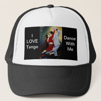 Eu amo o boné do tango