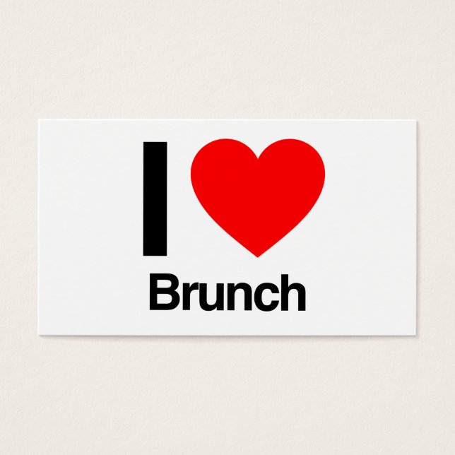 eu amo o brunch (Frente)