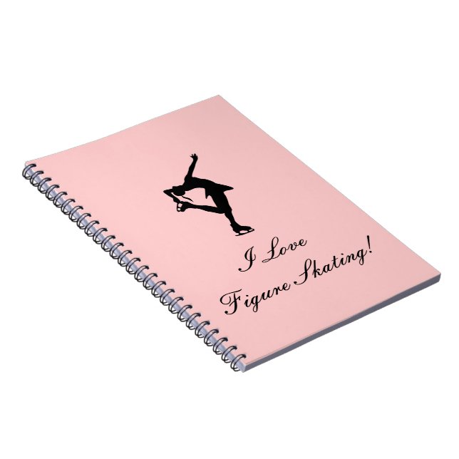 Eu amo o CADERNO do patinagem artística, (Lado Direito)