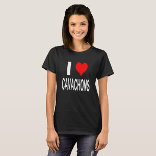 Eu amo o camiseta de Cavachons