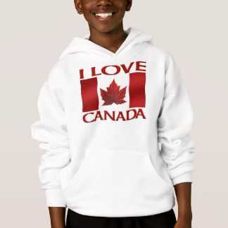 Eu Amo o Canadá Hoodie Souvenir Canadá Sweirt