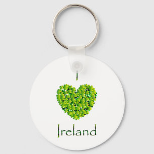 Eu amo o chaveiro de Ireland