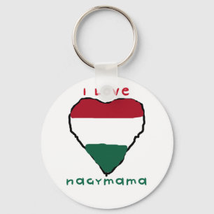 Eu amo o chaveiro de Nagymama