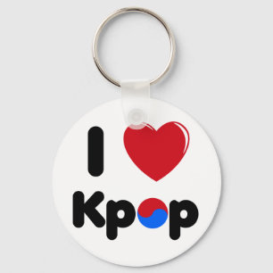 Eu amo o chaveiro do K-pop