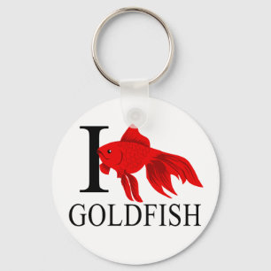 Eu amo o chaveiro do peixe dourado