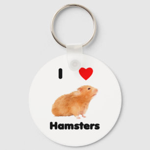 Eu amo o chaveiro dos hamster