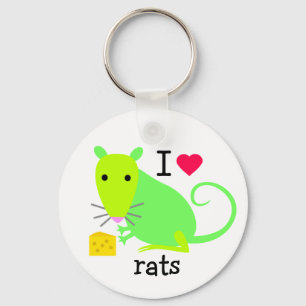 Eu amo o chaveiro dos ratos
