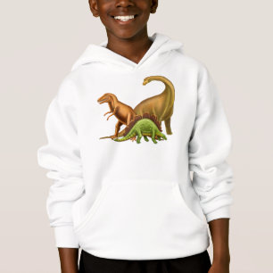 Eu amo o Hoodie dos miúdos dos dinossauros