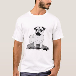 Eu amo o meu cachorro! Camiseta