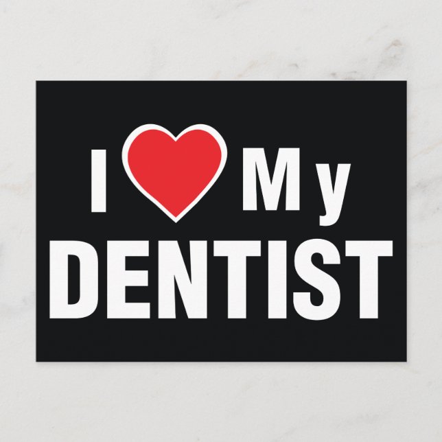 Eu Amo O Meu Cartão Dentista (Frente)