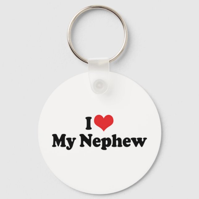 Eu Amo O Meu Sobrinho Chaveiro (Frente)