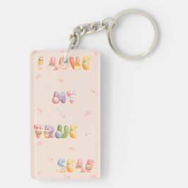 Eu Amo O Meu Verdadeiro Eu | Chaveiro de motivação