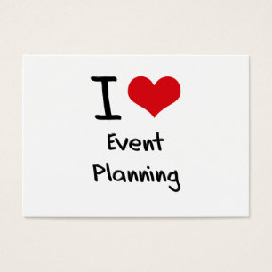 Eu amo o planeamento do evento