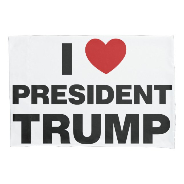 Eu Amo o Presidente Trump Heart (Frente-Esquerda)