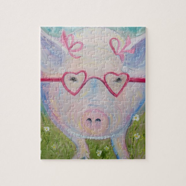 Eu amo o quebra-cabeça de Lucy (Vertical)