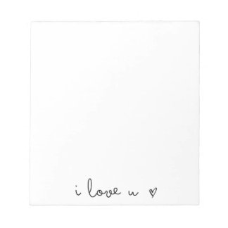 eu amo o seu bloco de notas