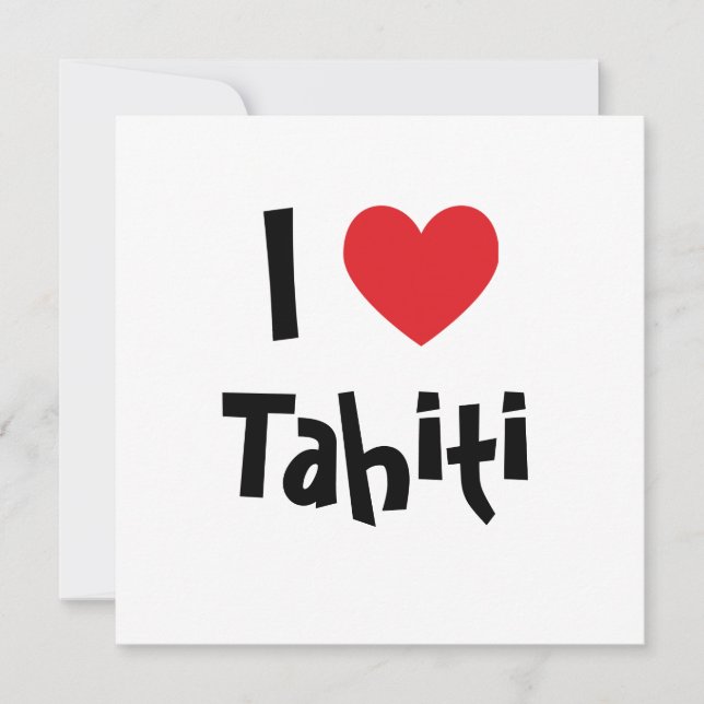 Eu Amo o Taiti (Frente)