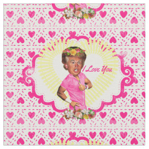 eu amo o tecido de Donald Trump