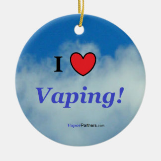 "Eu amo ornamento de Vaping"