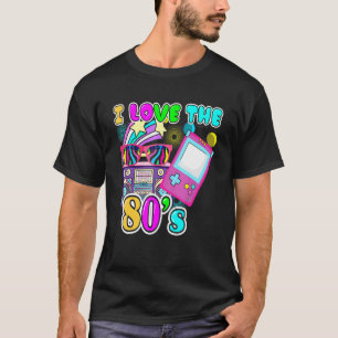Eu Amo Os Anos 80 Mulheres Homens Plus Size Tops C