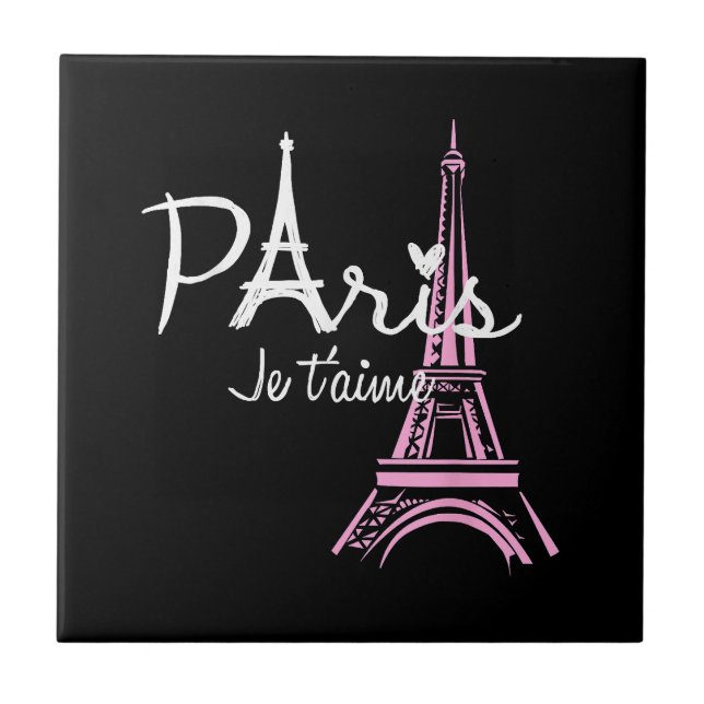 Eu Amo Paris Torre Eiffel França Lembrança Frances (Frente)