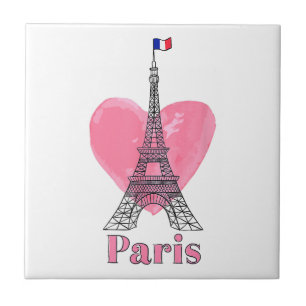 Eu Amo Paris Torre Eiffel França Presente