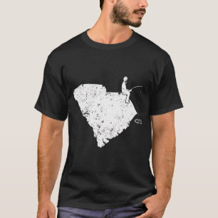Eu Amo Pescar Pai Camisa de Pesca de Truta SC