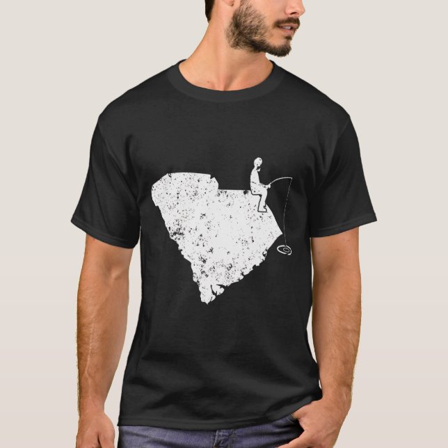 Eu Amo Pescar Pai Camisa de Pesca de Truta SC (Frente)