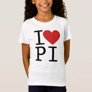 Eu amo PI (a camisa dos miúdos)
