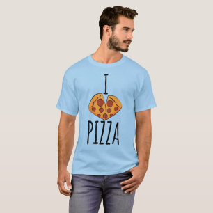 Eu amo Pizza! Camiseta