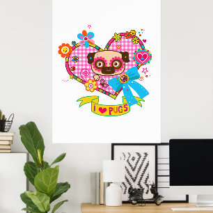 Eu Amo Pugs! Poster