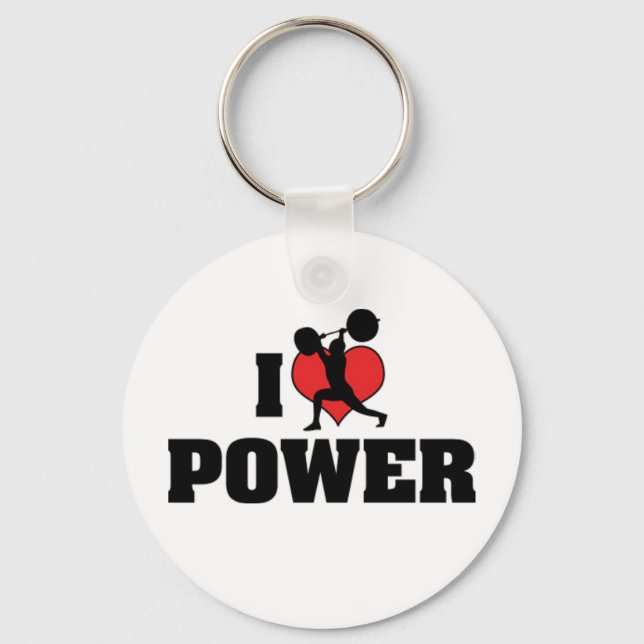 Eu Amo Pulseira Chaveiro (Frente)