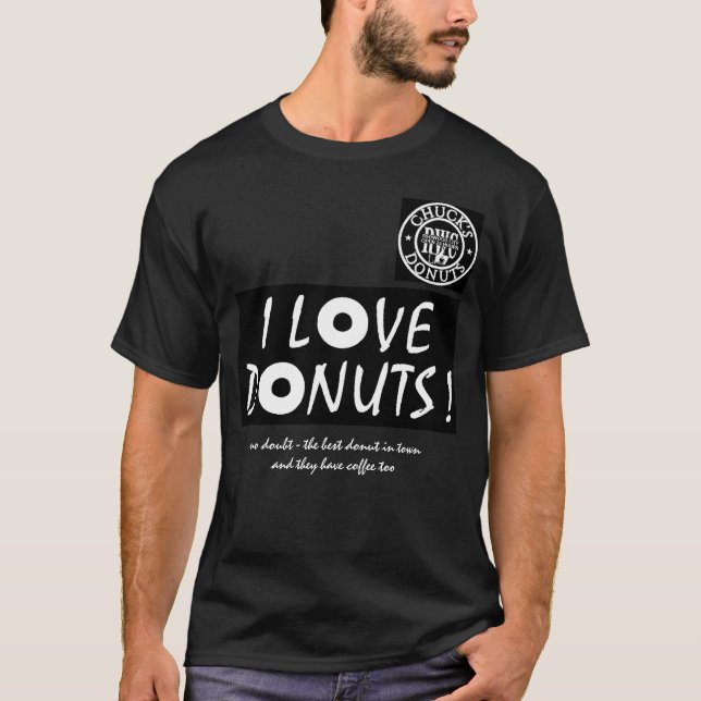 Eu amo rosquinhas dos mandris na camisa 34 de (Frente)