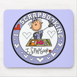 Eu amo Scrapbooking Mousepad