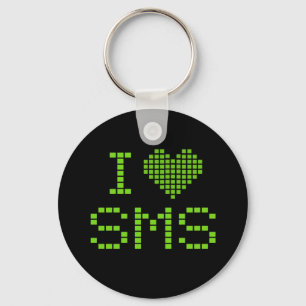 EU AMO SMS - chaveiro