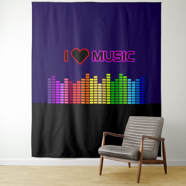 Eu Amo Tapeçaria de Música (In Situ)